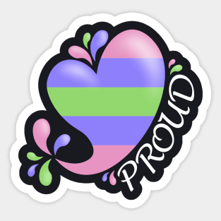 Proud to be Trigender Sticker